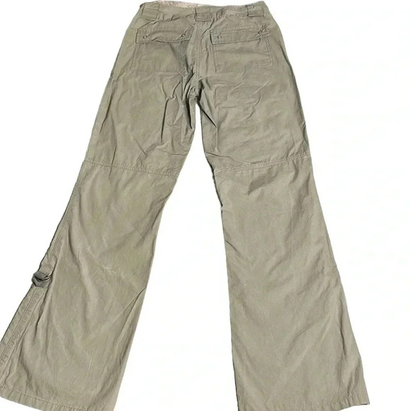 MISS DAZZLE cargo pants,Y2K,Metal accents,boot cut,wide hem,rodeo,retro,cotton - Picture 2 of 15